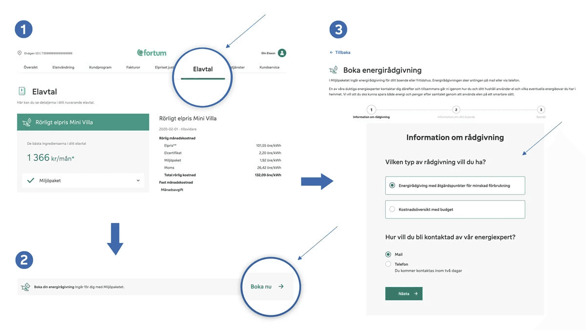 Hur man bokar energirådgivning